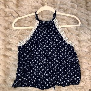 Forever21 Floral halter top in small